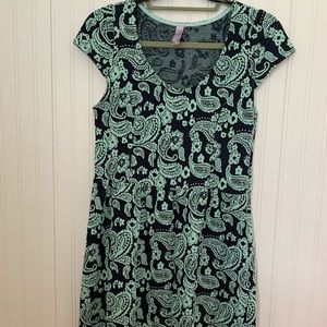 Paisley print dress